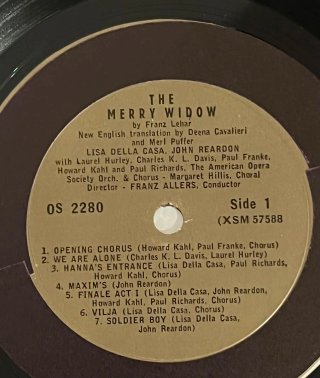 LP La Vedova Allegra - Franz Lehar