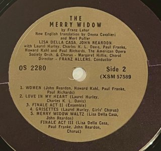 LP La Vedova Allegra - Franz Lehar
