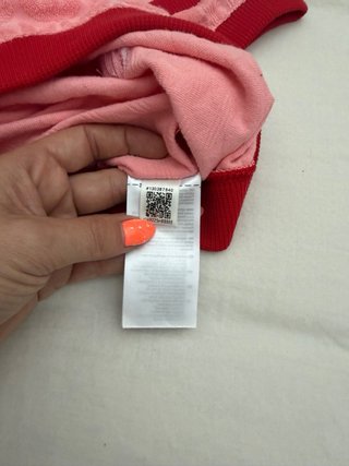 Camiseta Adidas Crop Top Rosa y Rojo