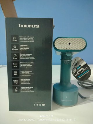 Plancha Vertical Vapor Taurus Sliding Care