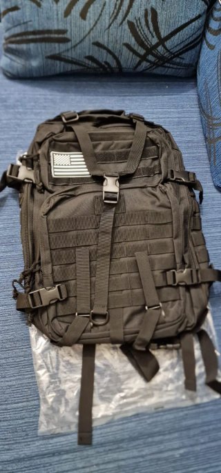 Mochila Táctica Negra Nueva