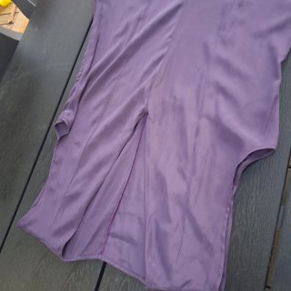 Vestido morado midi Talla 38