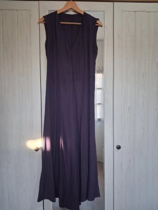 Vestido morado midi Talla 38