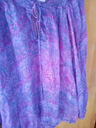 Blusa Zara Seda 100% Estampada Talla M