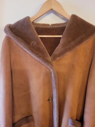 Abrigo chaquetón ante y pelo