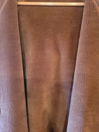 Abrigo chaquetón ante y pelo