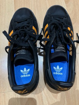 Adidas Campus Porter Negras-Naranja