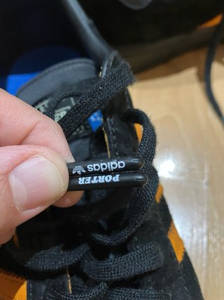 Adidas Campus Porter Negras-Naranja