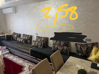 Salón Marroquí Beige y Dorado