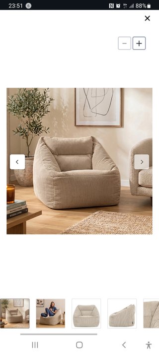 Puf  Beige sin estrenar