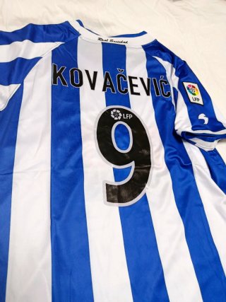 Camiseta fútbol Real Sociedad. Kovacevic N°9