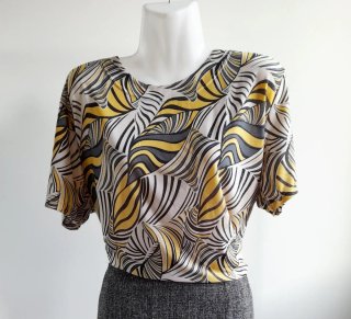 Camiseta estampada multicolor