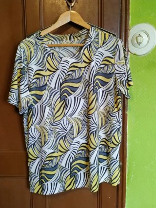 Camiseta estampada multicolor
