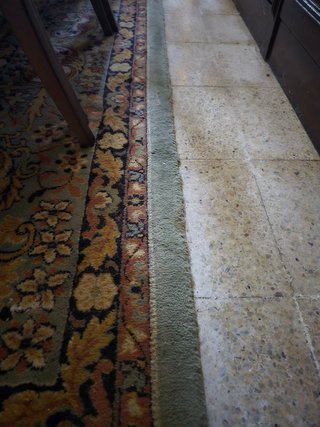 Alfombra de lana diseño floral