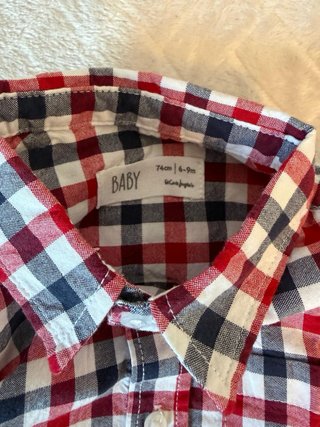Lote 3 Camisas Bebé Niño Cuadros