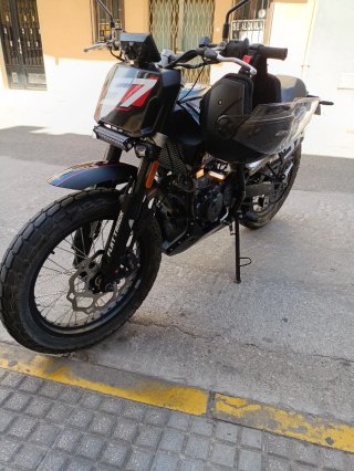 Mondial Flat Track 125cc Negro pr