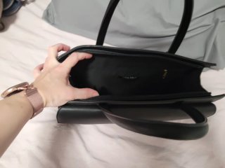 Bolso de mano Anna Field negro