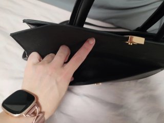 Bolso de mano Anna Field negro