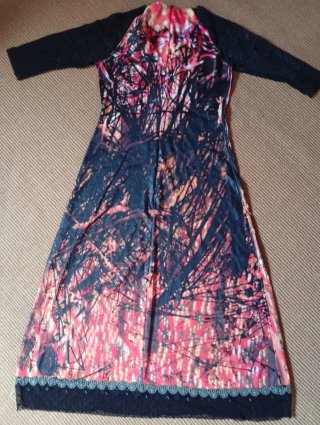 Vestido estampado floral talla S