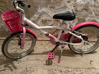 Bicicleta infantil rosa Btwin