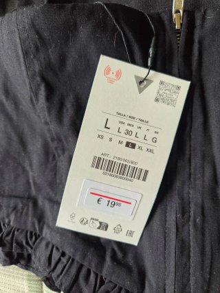 Top Zara Negro con Tirantes