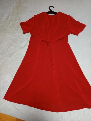 Vestido Petite Collection Talla 20 Rojo