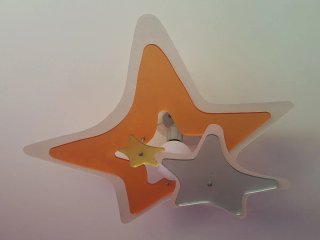 Plafón estrellas colores