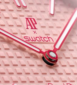 AP x Swatch Royal Oak Pop Rosa