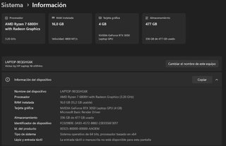 HP Victus 16 | Ryzen 7 6800H | 16GB DDR5 | RTX 305