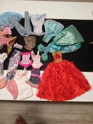 Lote Ropa Muñeca Barbie