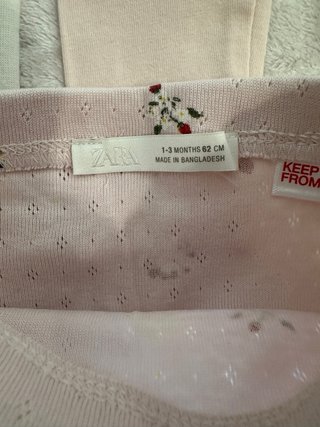 Lote 5 Pantalones Bebé Niña 1-3 Meses