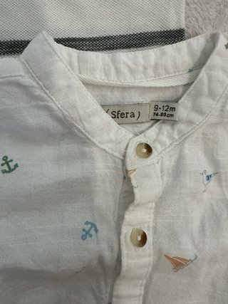 Lote 3 Camisas Bebé Niño 9-12 Meses