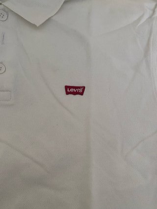 Polo Levi's blanco talla L