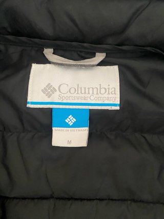 Abrigo Columbia Negro Talla M