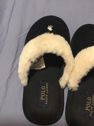 Pantuflas Polo Ralph Lauren Negras