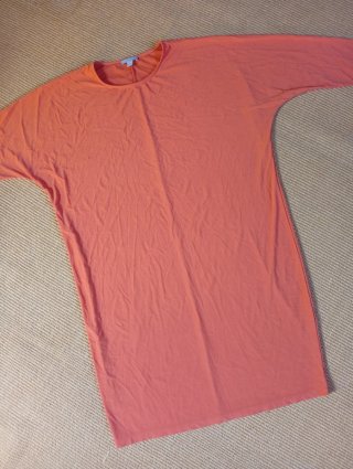 Vestido COS Talla M color teja.