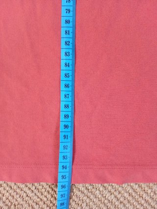 Vestido COS Talla M color teja.