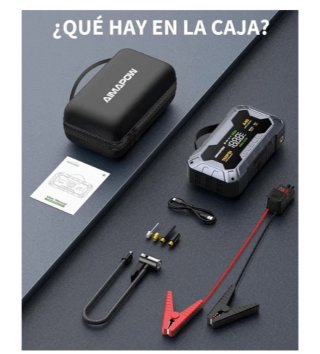 AIMAPOW A40 Arrancador Coche 9000A + Compresor