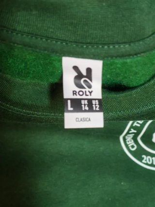 Sudadera verde con logo