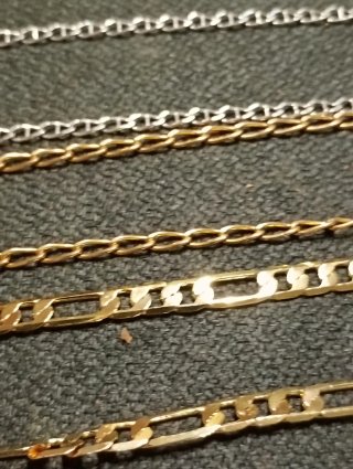 Conjunto Cadenas Oro gf14K ,Laminado de oro y 925
