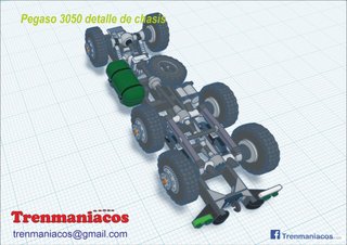 3D Design H0 - Pegaso 3050 Caja con Toldo