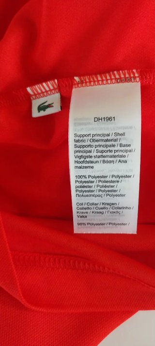 Polo Lacoste Sport Vermelho