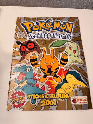 Album Figurine Pokemon Sticker Album 2001