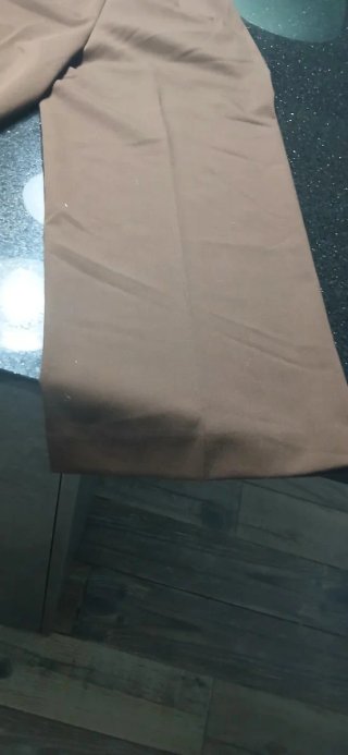 Pantalón Zara Marrón Ancho
