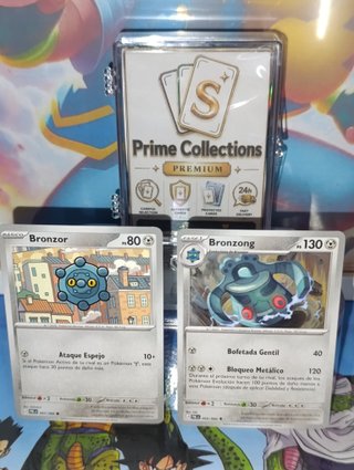 2 Cartas Pokémon: Bronzor y Bronzong