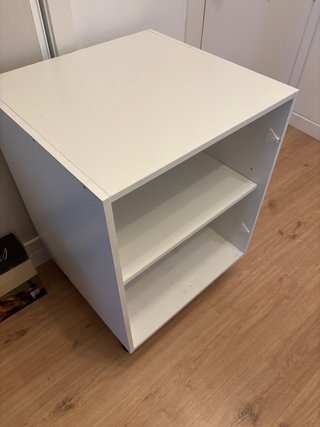 Módulo cocina blanco 60cm con balda,puerta y patas