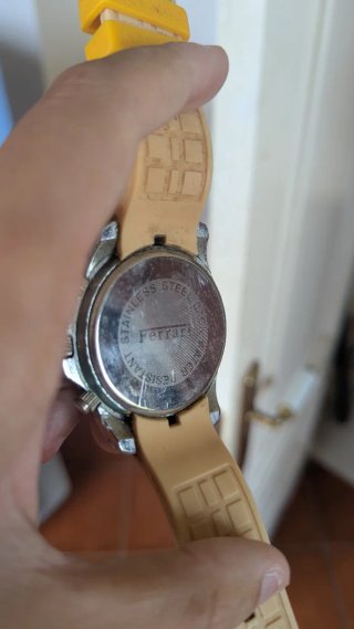 Reloj Ferrari Cronógrafo Flyback Beige/Plata
