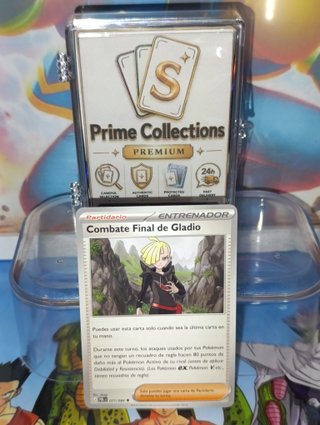 Carta Pokemon Combate Final de Gladio Entrenador