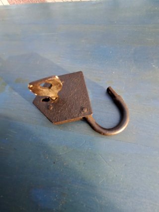 Candado antiguo funcional