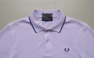 Fred Perry Polo Lilac Twin Tipped